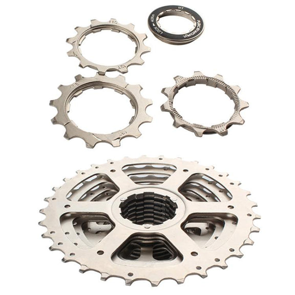 RACEWORK C0991A 11-speed Road Bicycle Cassette Flywheel, Color: Silver 11-32T