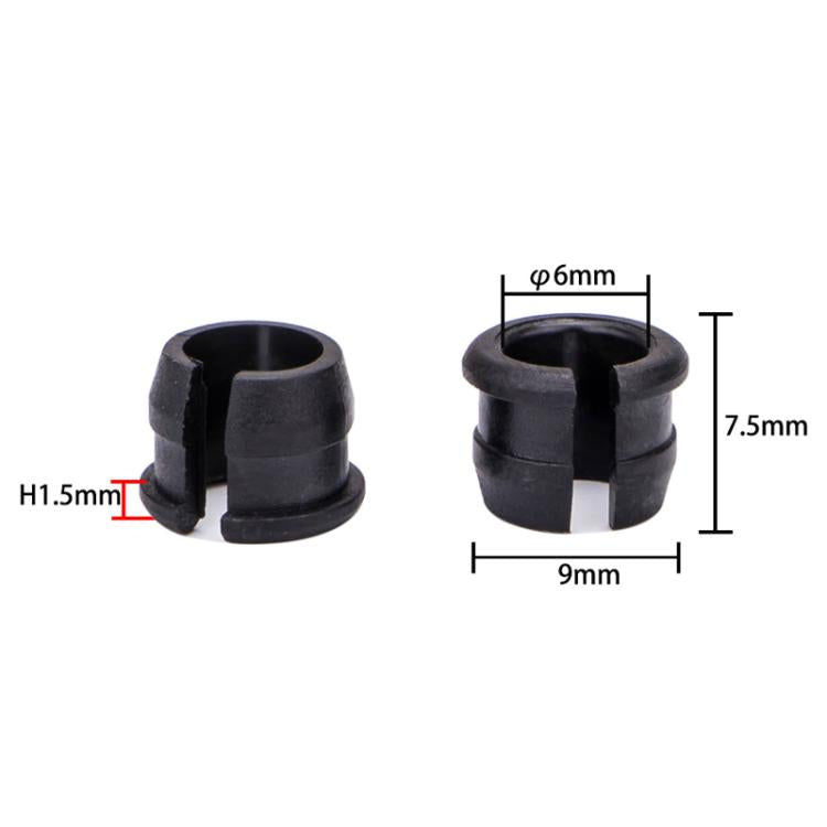 10pcs ZTTO Bicycle Schrader To Presta Rim Adapter Mountain Road Bike Valve Conversion Sleeve - Tire Valve Caps by ZTTO | Online Shopping South Africa | PMC Jewellery | Buy Now Pay Later Mobicred