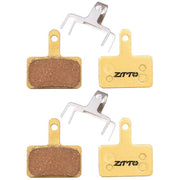 2pairs ZTTO Mountain Bike Full Metal Copper Base Lining Oil Disc Block Brake Pad, Model: MJ-01B