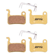2pairs ZTTO Mountain Bike Full Metal Copper Base Lining Oil Disc Block Brake Pad, Model: MJ-01D
