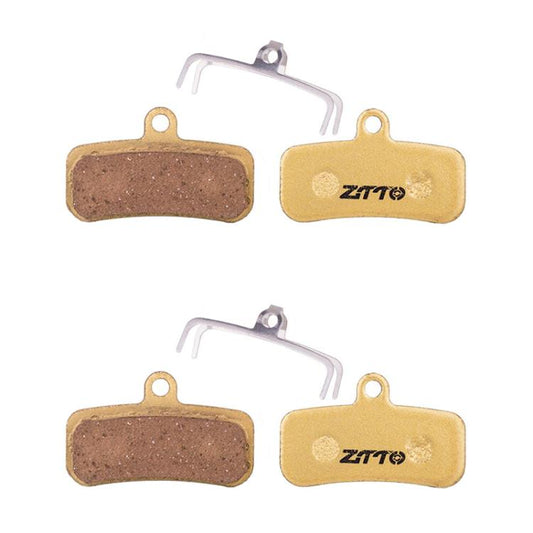 2pairs ZTTO Mountain Bike Full Metal Copper Base Lining Oil Disc Block Brake Pad, Model: MJ-01E - Bicycle Brake Parts by ZTTO | Online Shopping South Africa | PMC Jewellery | Buy Now Pay Later Mobicred