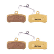 2pairs ZTTO Mountain Bike Full Metal Copper Base Lining Oil Disc Block Brake Pad, Model: MJ-01E