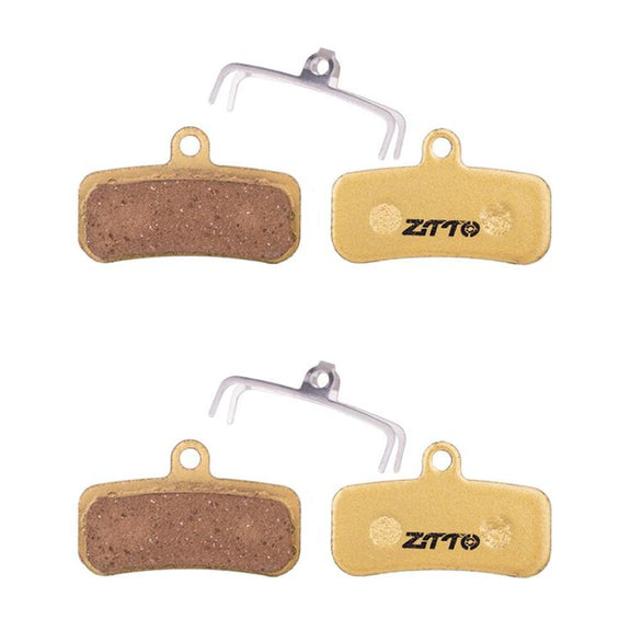 2pairs ZTTO Mountain Bike Full Metal Copper Base Lining Oil Disc Block Brake Pad, Model: MJ-01E