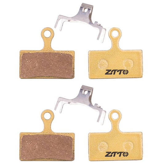 2pairs ZTTO Mountain Bike Full Metal Copper Base Lining Oil Disc Block Brake Pad, Model: MJ-01F - free shipping - PMC Jewellery - Order now!