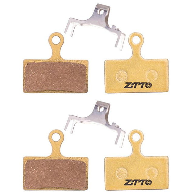 2pairs ZTTO Mountain Bike Full Metal Copper Base Lining Oil Disc Block Brake Pad, Model: MJ-01F