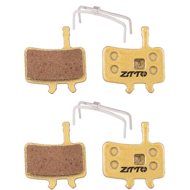 2pairs ZTTO Mountain Bike Full Metal Copper Base Lining Oil Disc Block Brake Pad, Model: MJ-02A