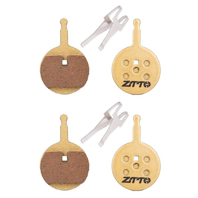 2pairs ZTTO Mountain Bike Full Metal Copper Base Lining Oil Disc Block Brake Pad, Model: MJ-02B