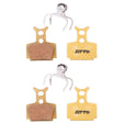 2pairs ZTTO Mountain Bike Full Metal Copper Base Lining Oil Disc Block Brake Pad, Model: MJ-05C - Bicycle Brake Parts by ZTTO | Online Shopping South Africa | PMc TechLife | Buy Now Pay Later Mobicred