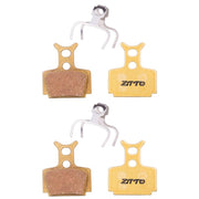 2pairs ZTTO Mountain Bike Full Metal Copper Base Lining Oil Disc Block Brake Pad, Model: MJ-05C