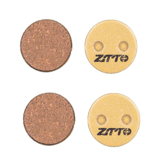 2pairs ZTTO Mountain Bike Full Metal Copper Base Lining Oil Disc Block Brake Pad, Model: MJ-08A