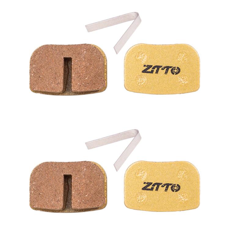 2pairs ZTTO Mountain Bike Full Metal Copper Base Lining Oil Disc Block Brake Pad, Model: MJ-08B - Bicycle Brake Parts by ZTTO | Online Shopping South Africa | PMc TechLife | Buy Now Pay Later Mobicred
