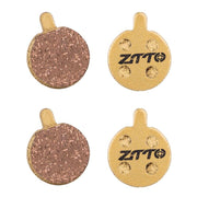 2pairs ZTTO Mountain Bike Full Metal Copper Base Lining Oil Disc Block Brake Pad, Model: MJ-11C
