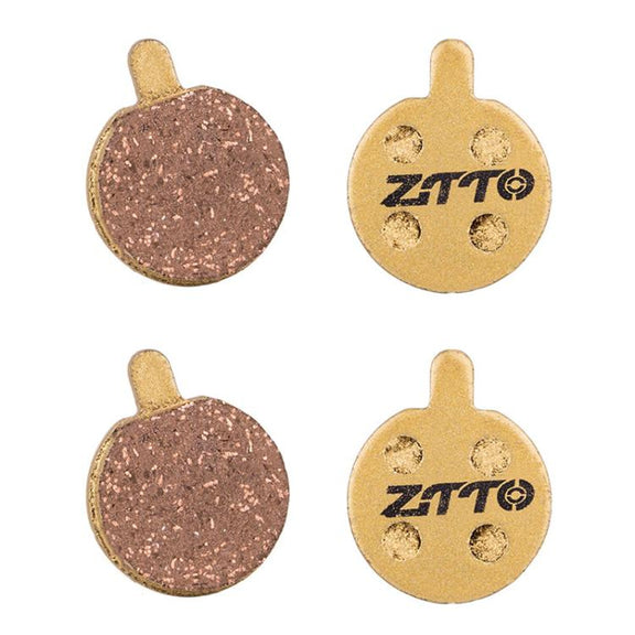 2pairs ZTTO Mountain Bike Full Metal Copper Base Lining Oil Disc Block Brake Pad, Model: MJ-11C