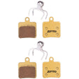 2pairs ZTTO Mountain Bike Full Metal Copper Base Lining Oil Disc Block Brake Pad, Model: MJ-11D - Bicycle Brake Parts by ZTTO | Online Shopping South Africa | PMc TechLife | Buy Now Pay Later Mobicred