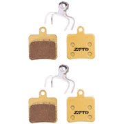 2pairs ZTTO Mountain Bike Full Metal Copper Base Lining Oil Disc Block Brake Pad, Model: MJ-11D