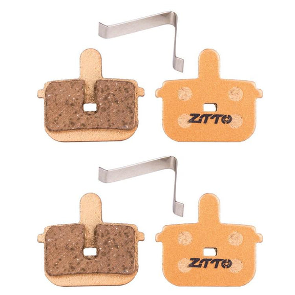 2pairs ZTTO Mountain Bike Full Metal Copper Base Lining Oil Disc Block Brake Pad, Model: MJ-11E