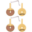 2pairs ZTTO Mountain Bike Full Metal Copper Base Lining Oil Disc Block Brake Pad, Model: MJ-11G - Bicycle Brake Parts by ZTTO | Online Shopping South Africa | PMc TechLife | Buy Now Pay Later Mobicred