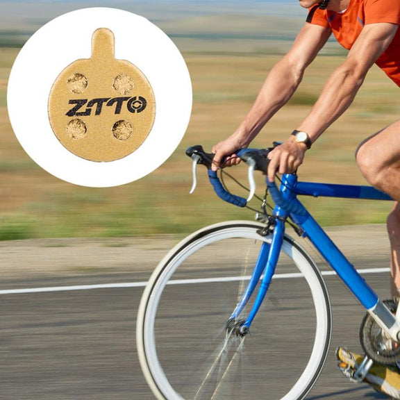 2pairs ZTTO Mountain Bike Full Metal Copper Base Lining Oil Disc Block Brake Pad, Model: MJ-11C