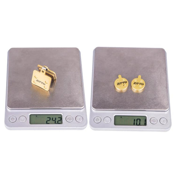 2pairs ZTTO Mountain Bike Full Metal Copper Base Lining Oil Disc Block Brake Pad, Model: MJ-11G