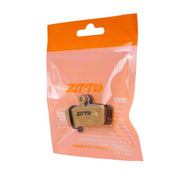 2pairs ZTTO Mountain Bike Full Metal Copper Base Lining Oil Disc Block Brake Pad, Model: MJ-05B
