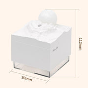 Moonfall Humidifier Aroma Diffuser Large Fog With Night Light Desktop Ornament(Pink)