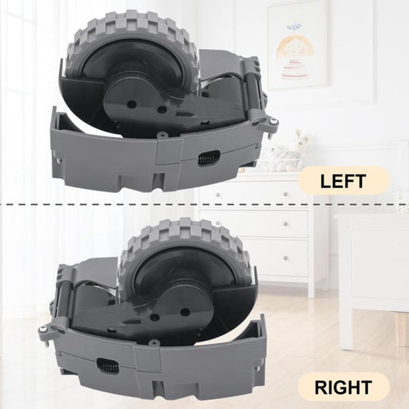For IRobot Roomba 5/6/7/8/9 Series Walking Wheels Vacuum Cleaner Accessories Left Wheel-Black