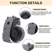 For IRobot Roomba 5/6/7/8/9 Series Walking Wheels Vacuum Cleaner Accessories Left Wheel-Black