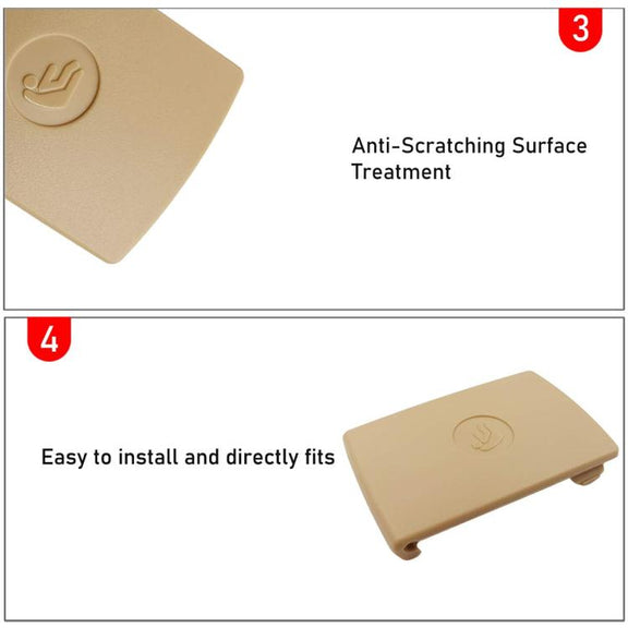 52207319686 For BMW F30 F31 3-Series Rear Child Seat Safety Anchor Cover(Black)
