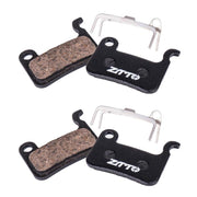 2pairs ZTTO Bicycle Disc Braking Pads Mountain Bike Semi-Metallic Resin Brake Pads, Model: MS-01D