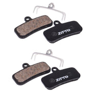 2pairs ZTTO Bicycle Disc Braking Pads Mountain Bike Semi-Metallic Resin Brake Pads, Model: MS-01E