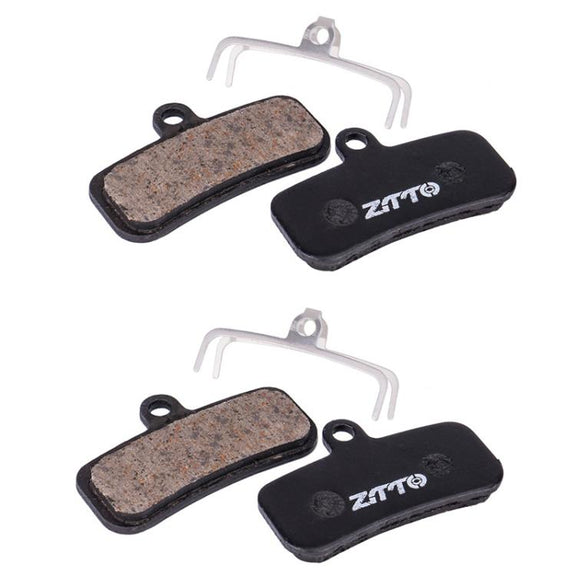 2pairs ZTTO Bicycle Disc Braking Pads Mountain Bike Semi-Metallic Resin Brake Pads, Model: MS-01E