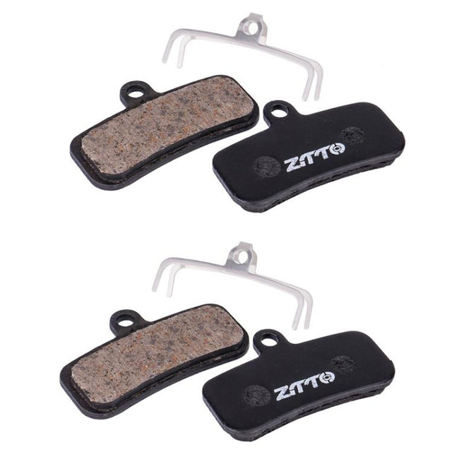 2pairs ZTTO Bicycle Disc Braking Pads Mountain Bike Semi-Metallic Resin Brake Pads, Model: MS-01E
