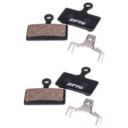 2pairs ZTTO Bicycle Disc Braking Pads Mountain Bike Semi-Metallic Resin Brake Pads, Model: MS-01F
