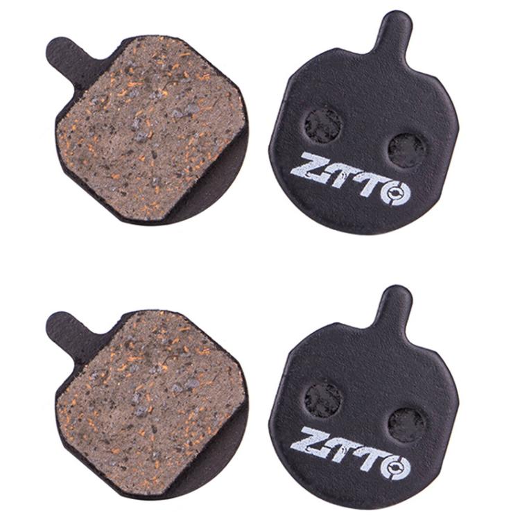 2pairs ZTTO Bicycle Disc Braking Pads Mountain Bike Semi-Metallic Resin Brake Pads, Model: MS-04B - Bicycle Brake Parts by ZTTO | Online Shopping South Africa | PMC Jewellery | Buy Now Pay Later Mobicred