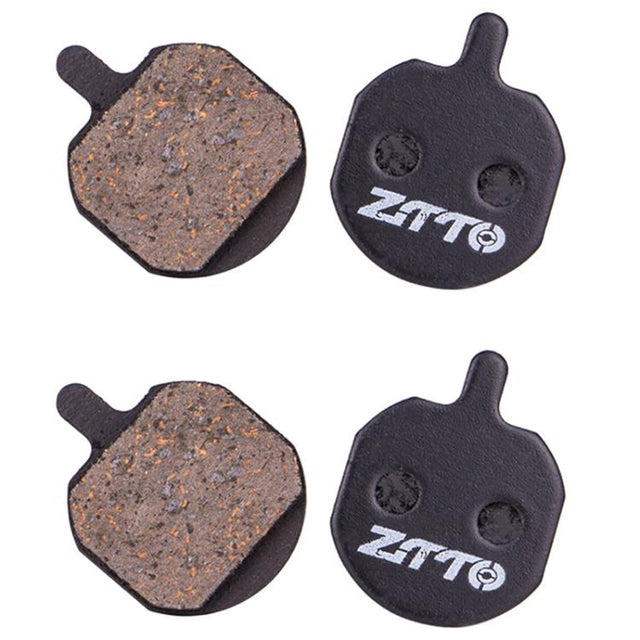 2pairs ZTTO Bicycle Disc Braking Pads Mountain Bike Semi-Metallic Resin Brake Pads, Model: MS-04B