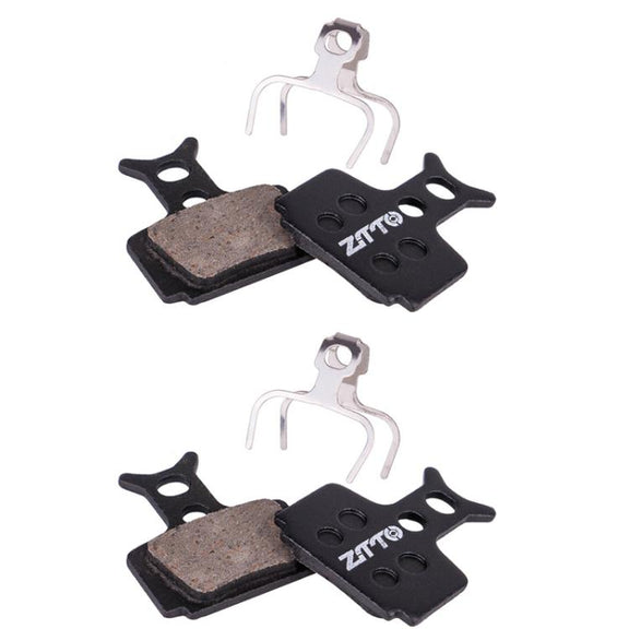 2pairs ZTTO Bicycle Disc Braking Pads Mountain Bike Semi-Metallic Resin Brake Pads, Model: MS-05C