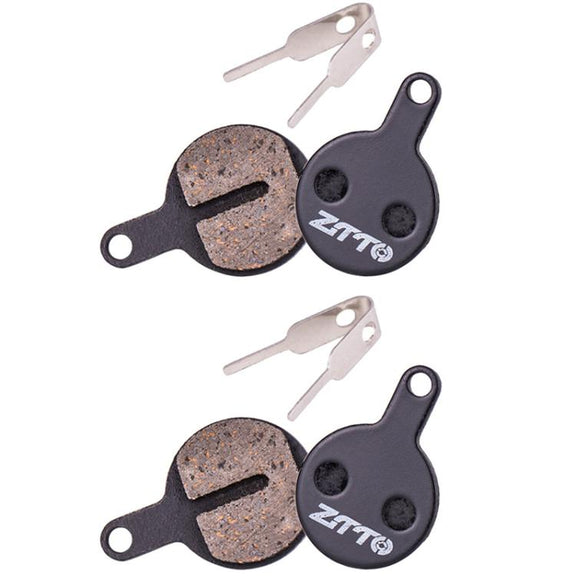 2pairs ZTTO Bicycle Disc Braking Pads Mountain Bike Semi-Metallic Resin Brake Pads, Model: MS-07B