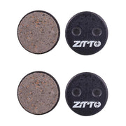 2pairs ZTTO Bicycle Disc Braking Pads Mountain Bike Semi-Metallic Resin Brake Pads, Model: MS-08A