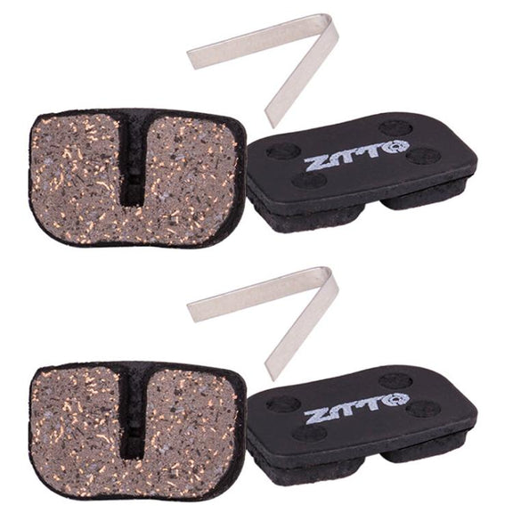 2pairs ZTTO Bicycle Disc Braking Pads Mountain Bike Semi-Metallic Resin Brake Pads, Model: MS-08B
