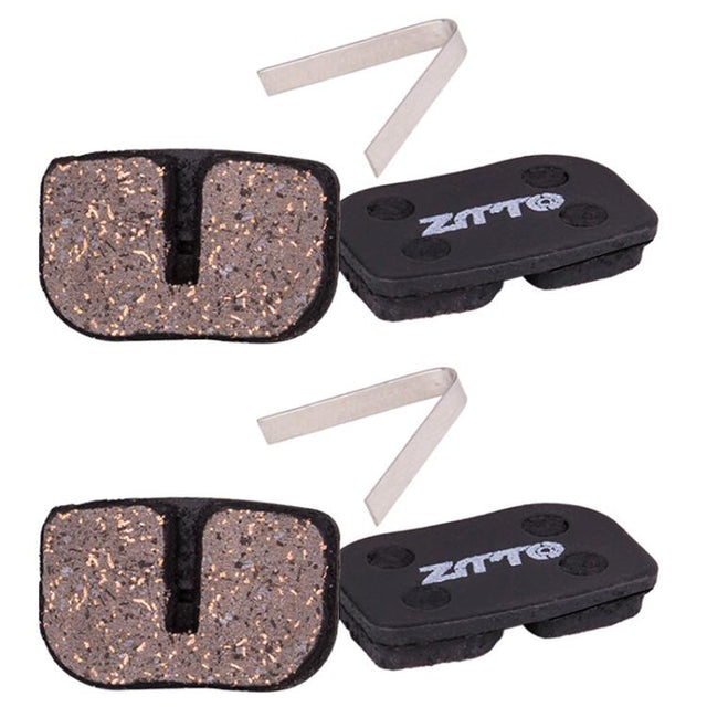 2pairs ZTTO Bicycle Disc Braking Pads Mountain Bike Semi-Metallic Resin Brake Pads, Model: MS-08B