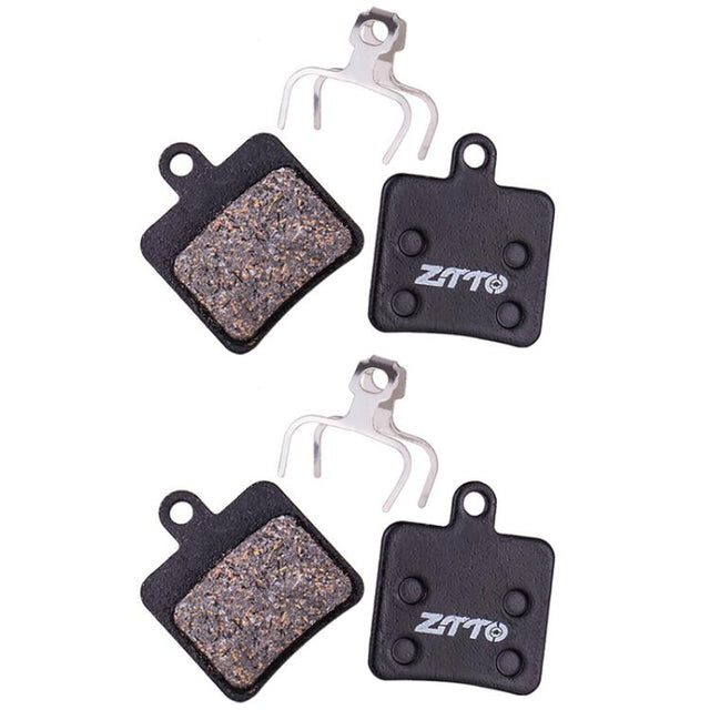 2pairs ZTTO Bicycle Disc Braking Pads Mountain Bike Semi-Metallic Resin Brake Pads, Model: MS-11D