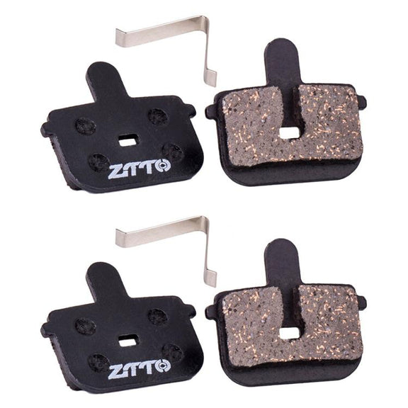 2pairs ZTTO Bicycle Disc Braking Pads Mountain Bike Semi-Metallic Resin Brake Pads, Model: MS-11E