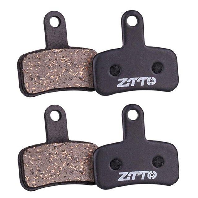 2pairs ZTTO Bicycle Disc Braking Pads Mountain Bike Semi-Metallic Resin Brake Pads, Model: MS-11H