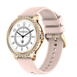 Bluetooth Calling AI Voice Assistant Life Waterproof Sports Smartwatch, Color: Gold Pink Silicone Strap - free shipping - PMC TechLife - Order now!