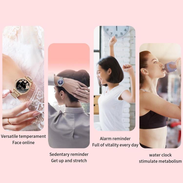 Bluetooth Calling AI Voice Assistant Life Water-resistant Sports Smartwatch, Color: Silver Gray Silicone Strap