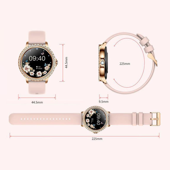 Bluetooth Calling AI Voice Assistant Life Water-resistant Sports Smartwatch, Color: Silver Gray Silicone Strap