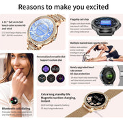 Bluetooth Calling AI Voice Assistant Life Water-resistant Sports Smartwatch, Color: Silver Gray Silicone Strap