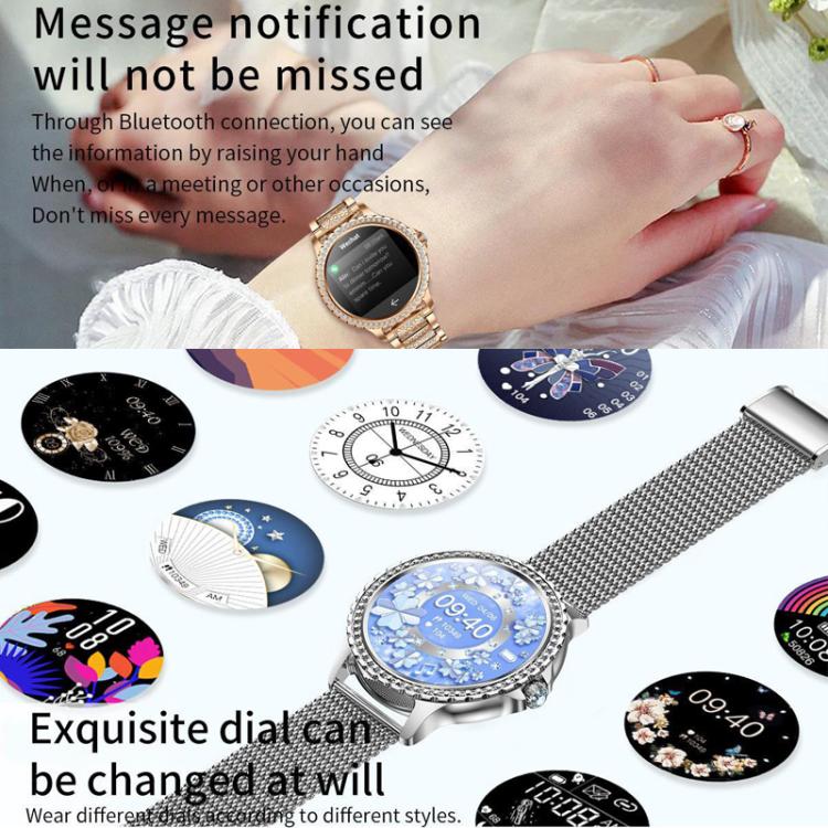 Bluetooth Calling AI Voice Assistant Life Water-resistant Sports Smartwatch, Color: Silver Rough Steel Strap+Gray Silicone Strap