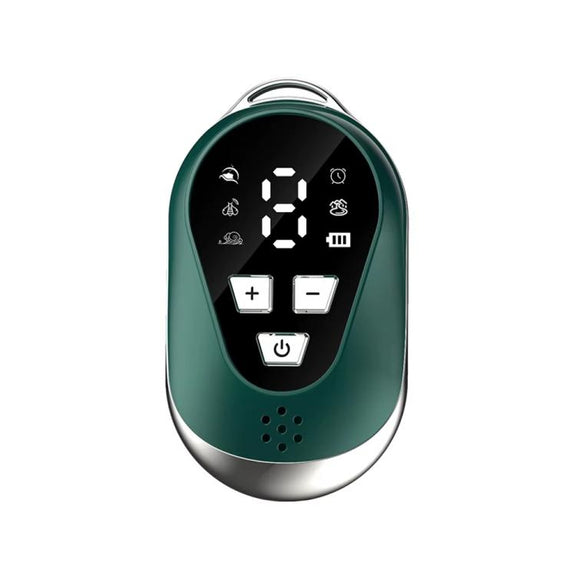 SM-1028 LCD Display CES Low-frequency Pulse Smart Handheld Music Sleep Instrument(Green)