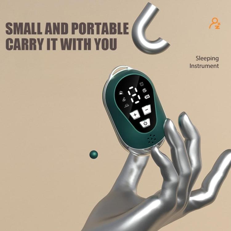 SM-1028 LCD Display CES Low-frequency Pulse Smart Handheld Music Sleep Instrument(White) - free shipping - PMC TechLife - Order now!